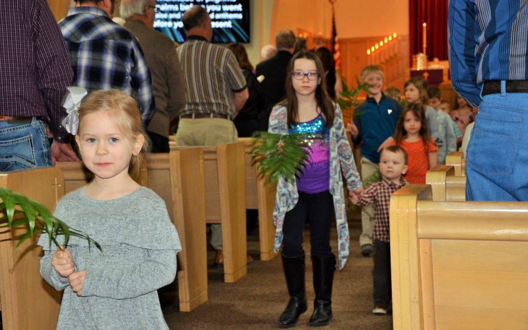 Palm Sunday at Martin Luther Lutheran Church